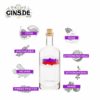 Flasche 19 Spirits Rosalie Nano Batch Dry Gin mit Botanicals